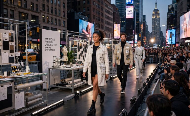 New York Fashion Week 2026 American Fashion Laboratory Times Square